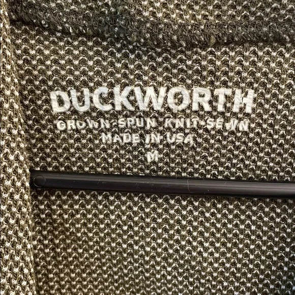 Duckworth Olive Hooded Sweatshirt M - Picture 4 of 7
